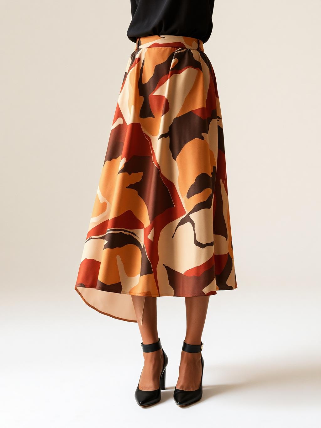 Marni Silk Abstract Midi