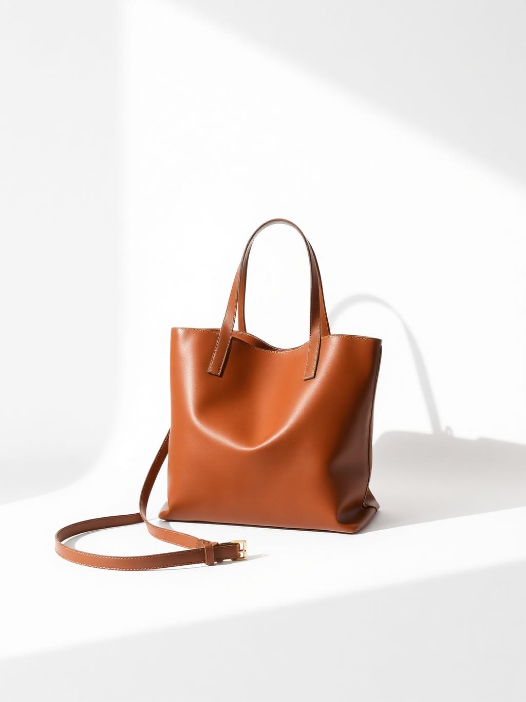Celine Cognac Leather Tote